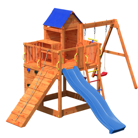 Complex joaca din lemn 7in1 Fungoo Treehouse - imagine 9